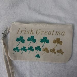 Custom Irish mom grandma mema wristlet